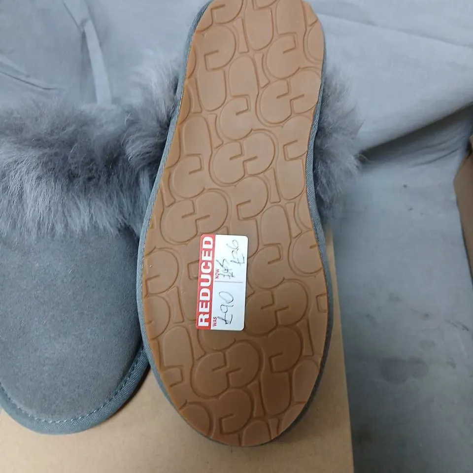 UGG CHARCOAL SCUFF SIS 3 SLIPPERS SIZE 3