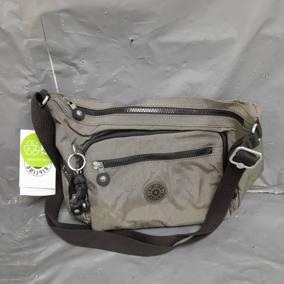 KIPLING GABBIE BAG IN GREEN MOSS