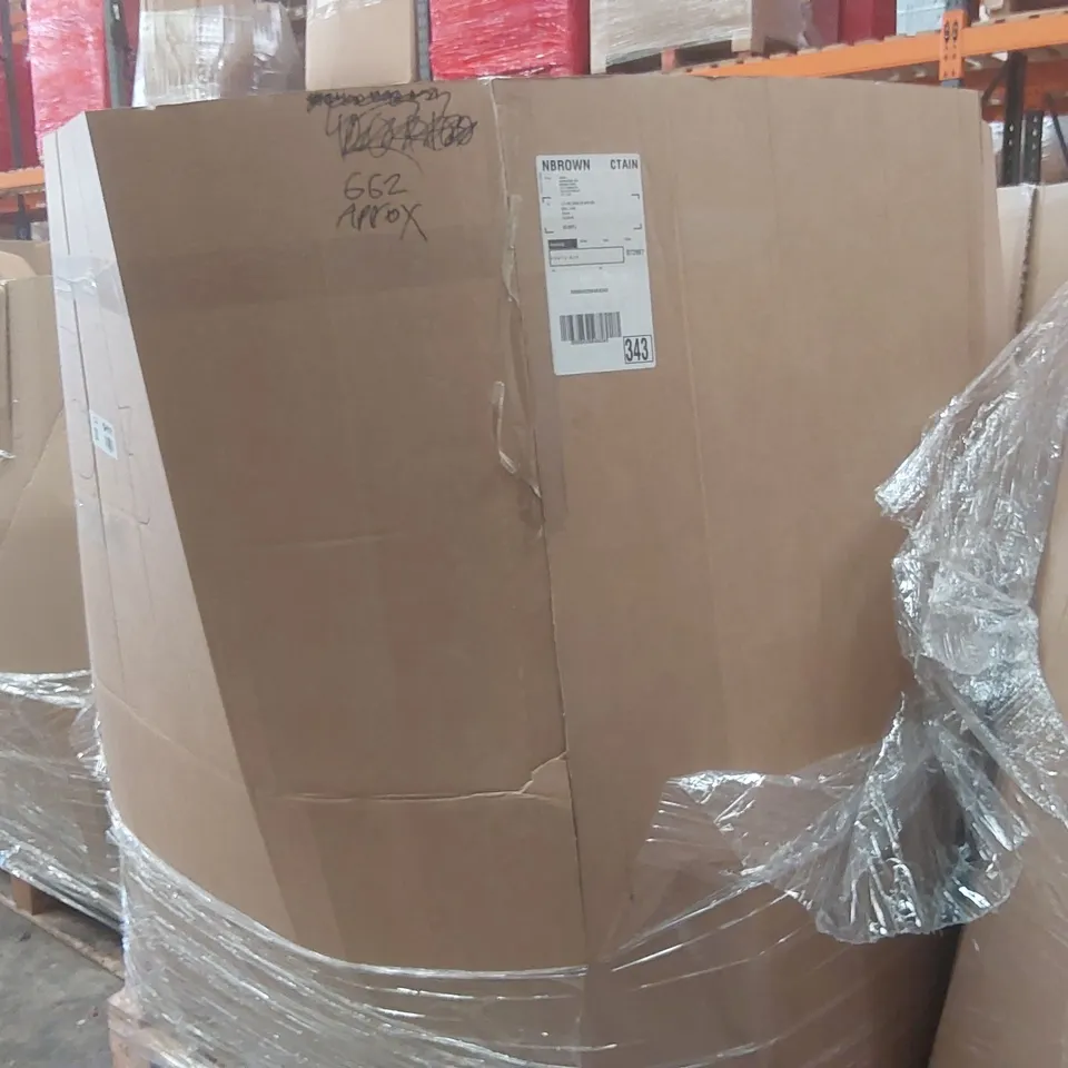 PALLET CONTAINING APPROXIMATELY 320x BRAND NEW ASSORTED DESIGNER CLOTHING ITEMS INCLUDING: JD WILLIAMS TOPS, DRESSES, SIMPLY BE BATHING SUIT ECT