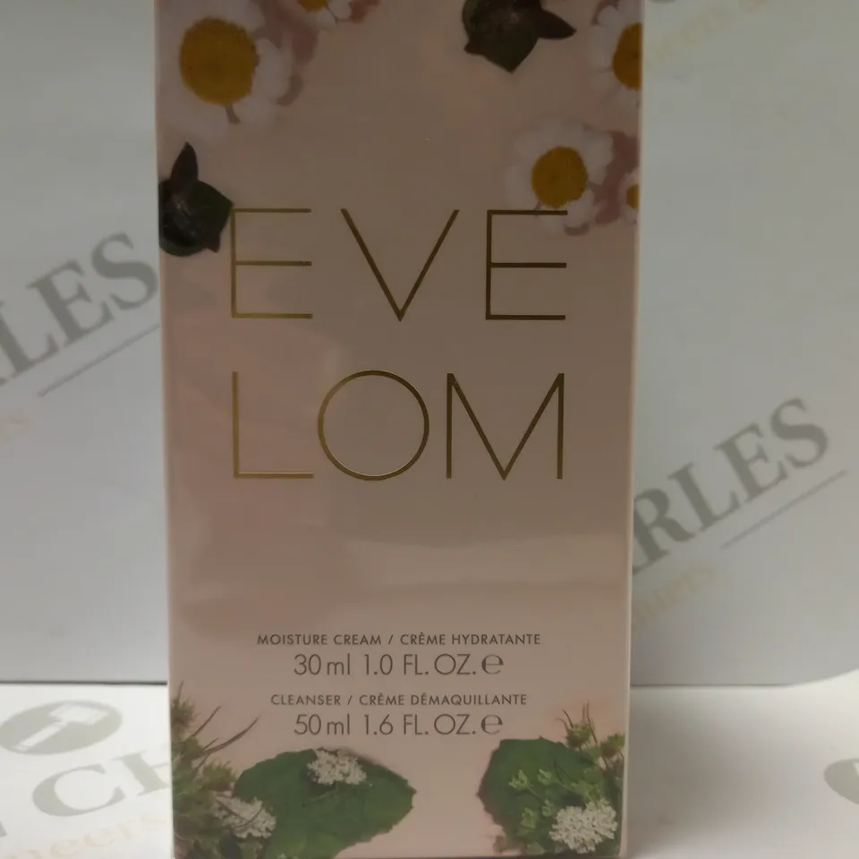 EVE LOM MOISTURE CREAM 30ML & CLEANSER 50ML DUO