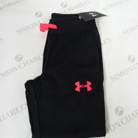 UNDER ARMOUR KNIT TRACKSUIT BOTTOMS SIZE S-M - KIDS