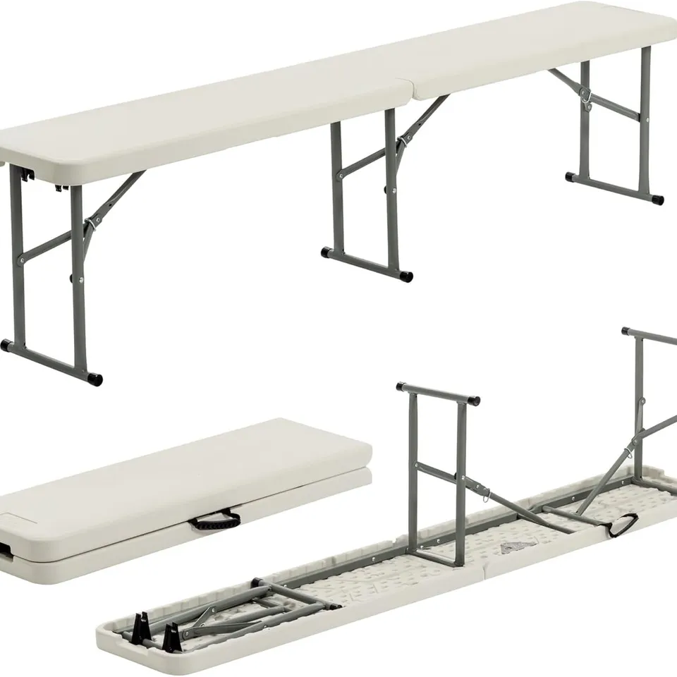 BOXED RECTANGLE FOLDING BENCH 180CM