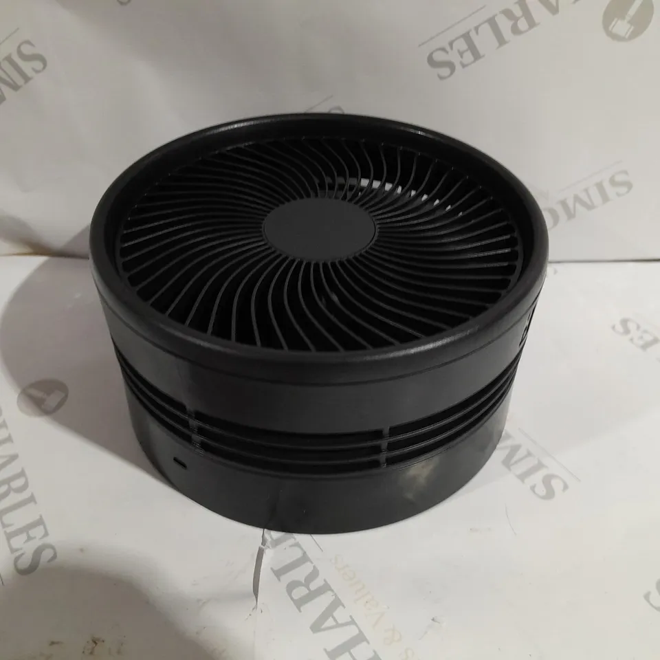 BELL & HOWELL RECHARGEABLE EXTENDABLE DESK & FLOOR FAN, BLACK