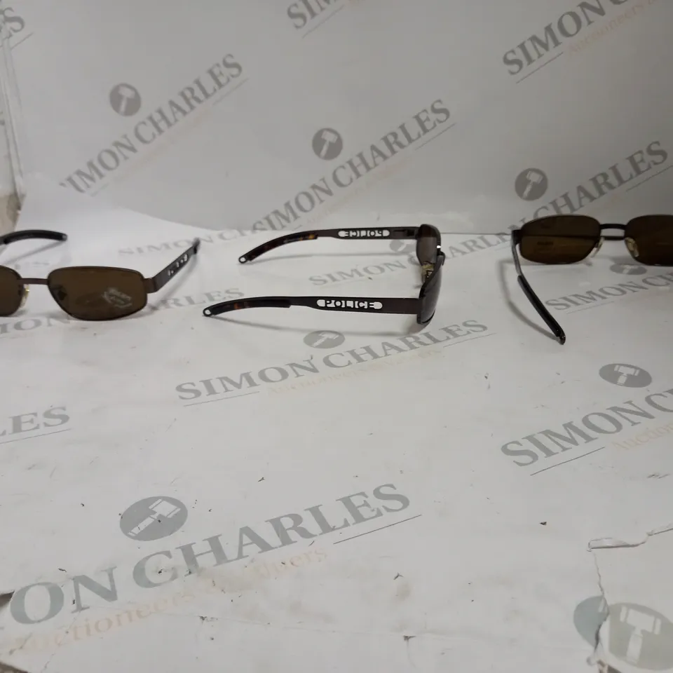 BOX OF APPROX 6 PAIRS OF POLICE 2489 SUNGLASSES.