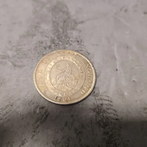 GEORGE III BANK OF ENGLAND FIVE SHILLINGS DOLLAR 1804