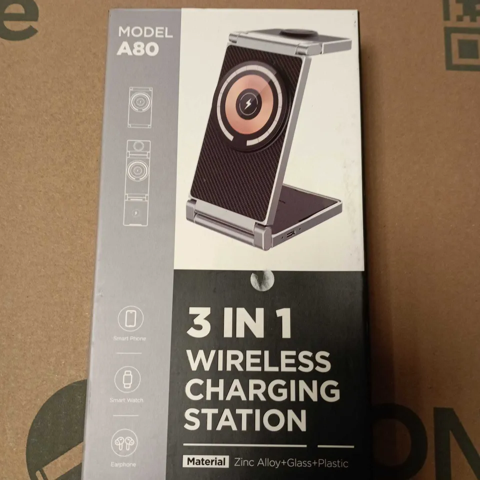 MODEL A80 3-IN-1 WIRELESS CHARGING STATION