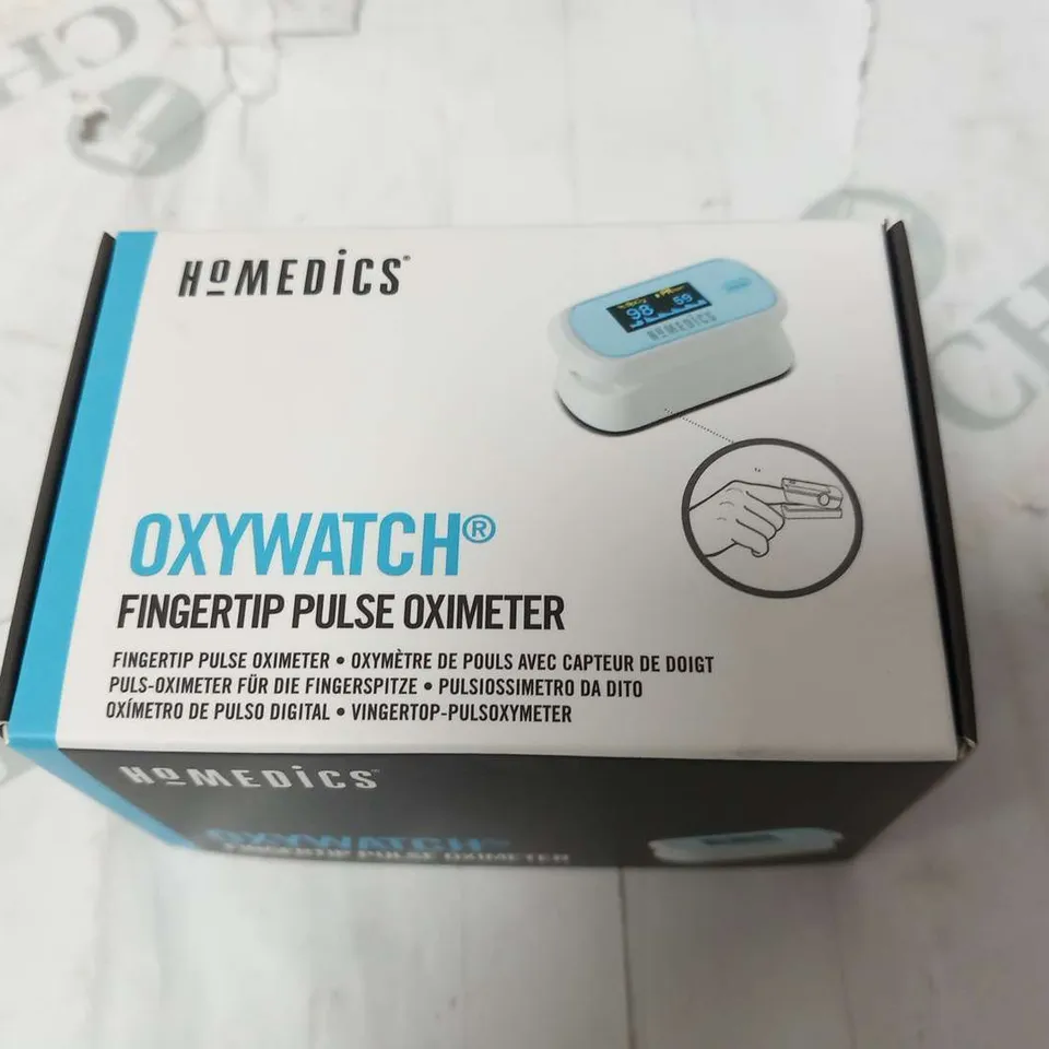 SIX BRAND NEW BOXED HOMEDICS PX-101-EU FINGERTIP PULSE OXIMETER PX-101-EU