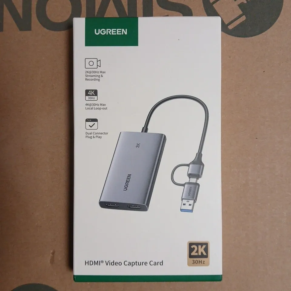 UGREEN HDMI VIDEO CAPTURE CARD 