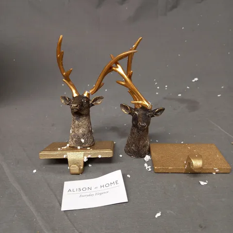 OUTLET ALISON CORK ANIMAL STOCKING HOLDERS