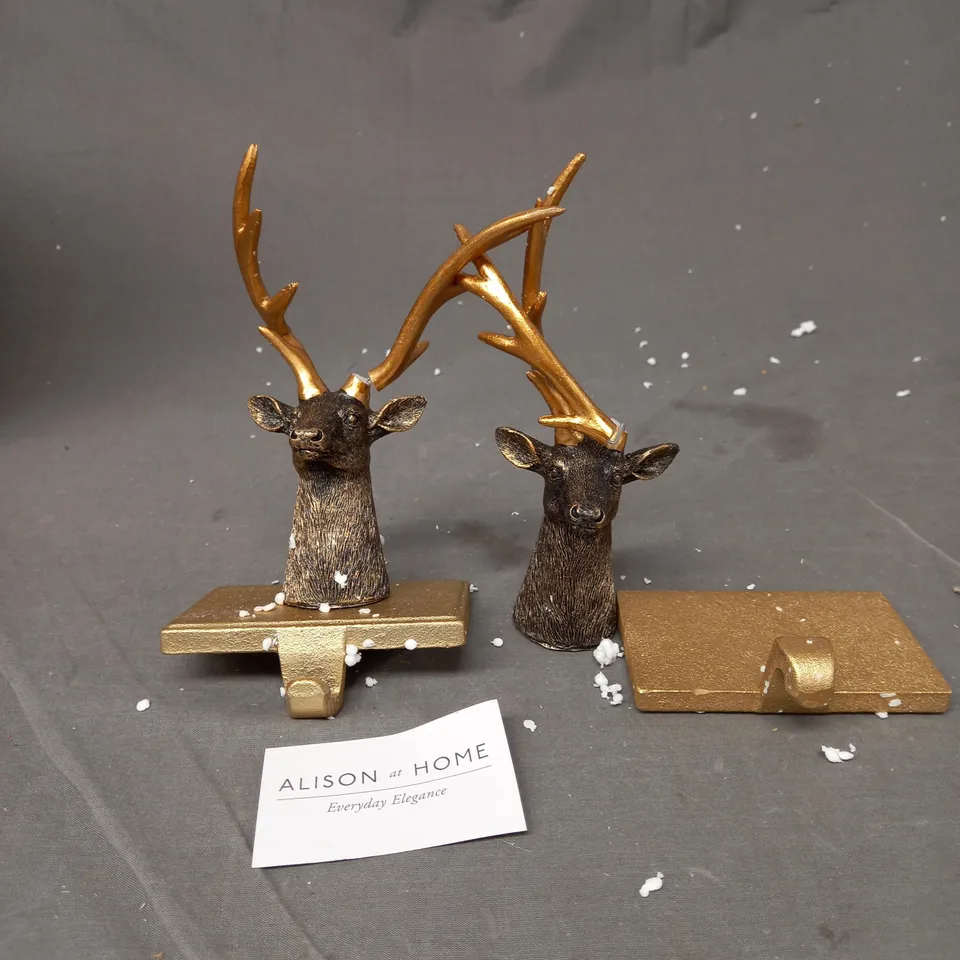 OUTLET ALISON CORK ANIMAL STOCKING HOLDERS
