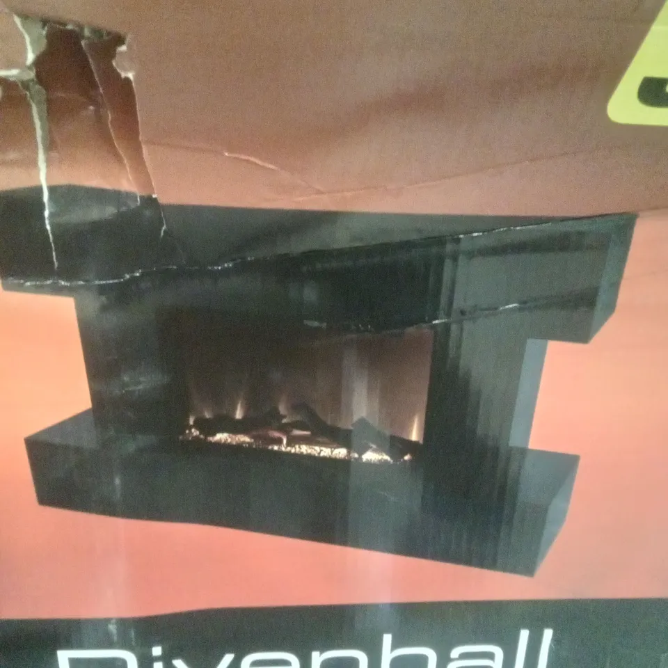 BOXED RIVENHALL BLACK LED ELECTRIC FIRE 
