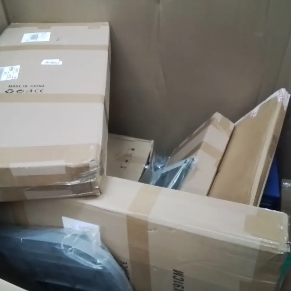 PALLET OF ASSORTED ITEMS TO INCLUDE: VACUUM CLEANER, AIR COOLERS, STEAM CLEANER, SUITCASE ECT