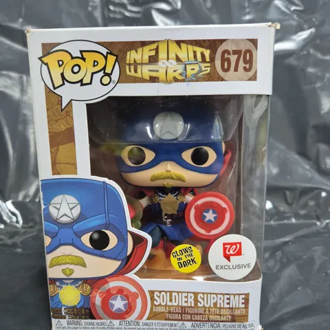 FUNKO POP INFINITY WARPS (679) - SOLDIER SUPREME COLLECTIBLE BOBBLE-HEAD
