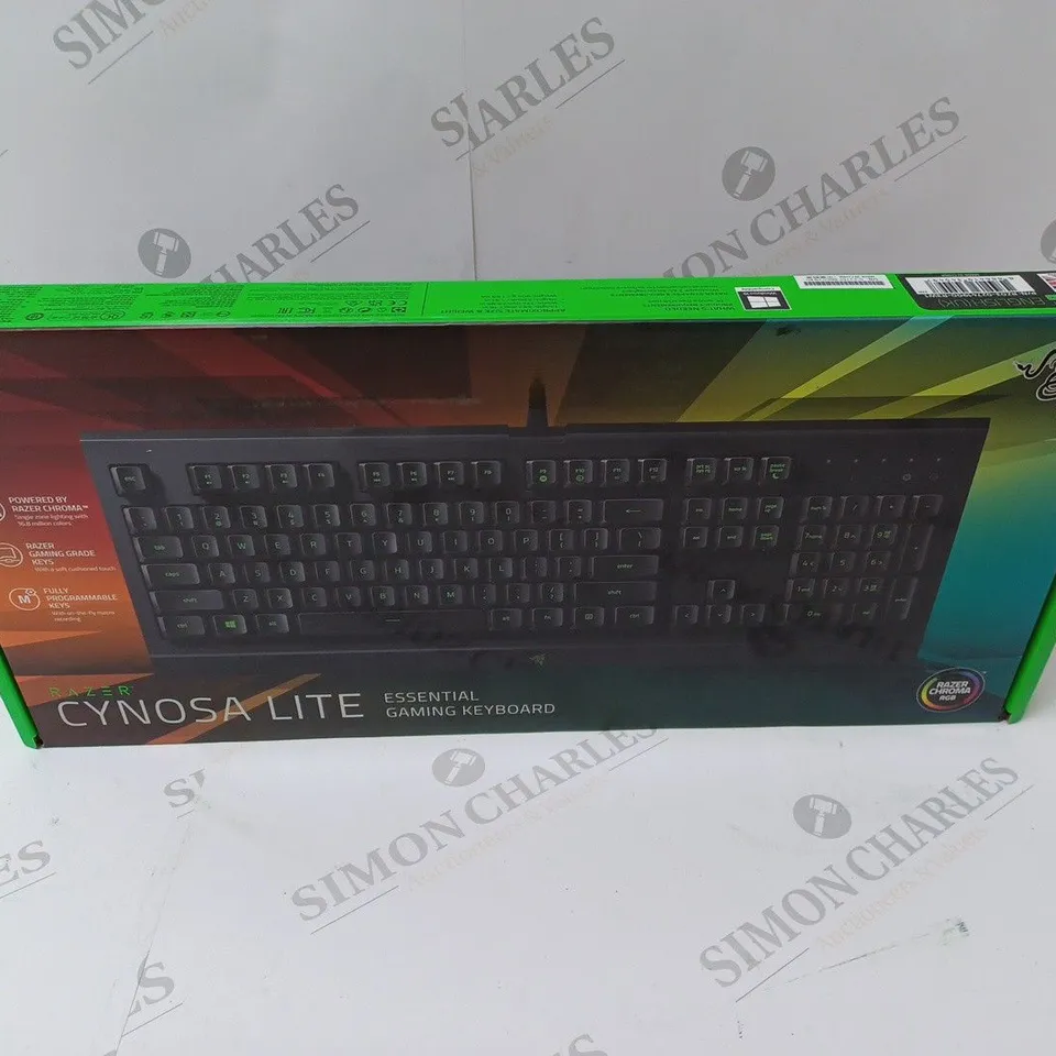 BRAND NEW BOXED RAZER CYNOSA LITE ESSENTIAL GAMING KEYBOARD