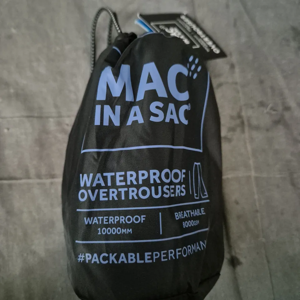 MAC IN A SAC WATERPROOF OVERTROUSER – XS – BLACK