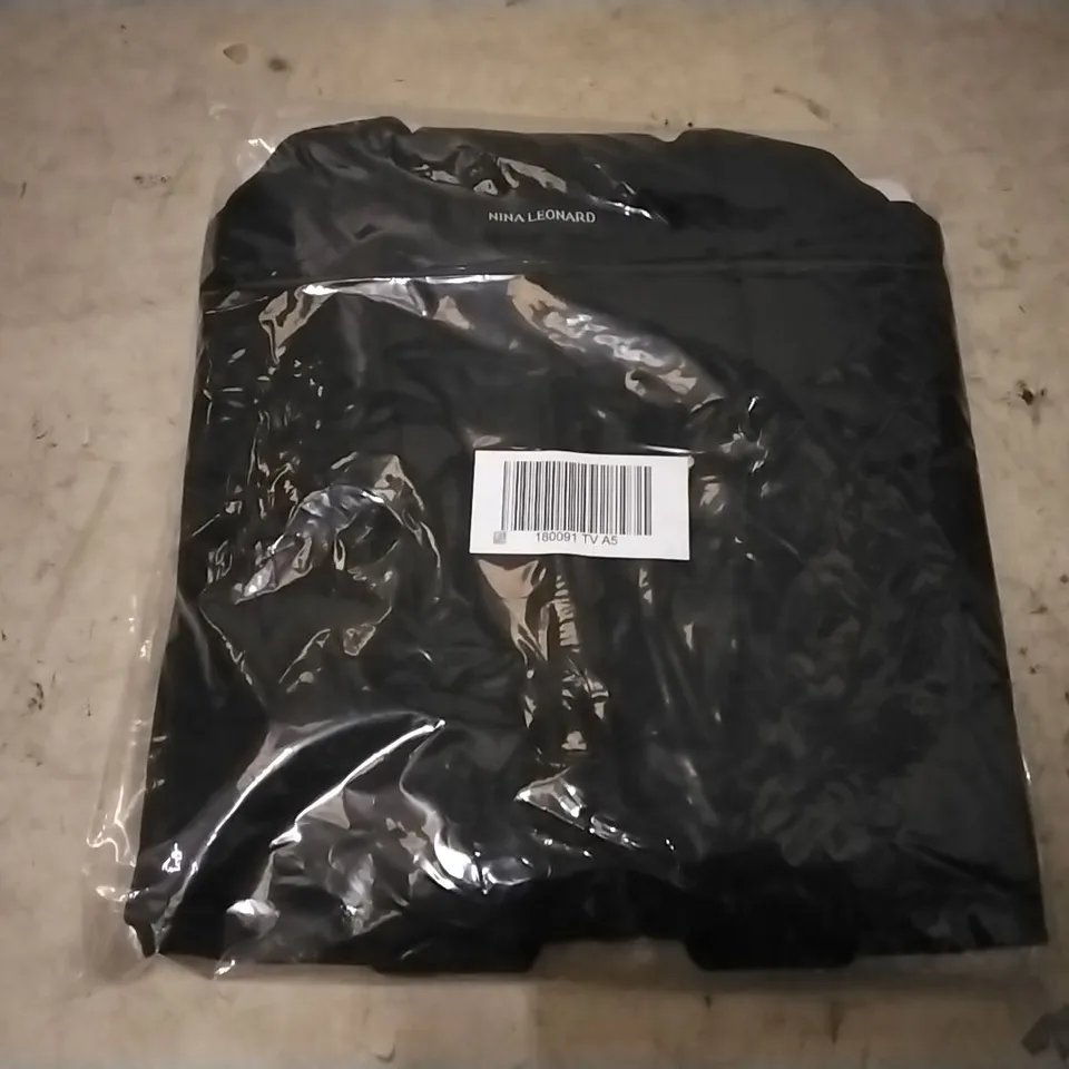 BOX OF APPROXIMATELY 16 NINA LEONARD WOMENS BLACK JACKET SMALL