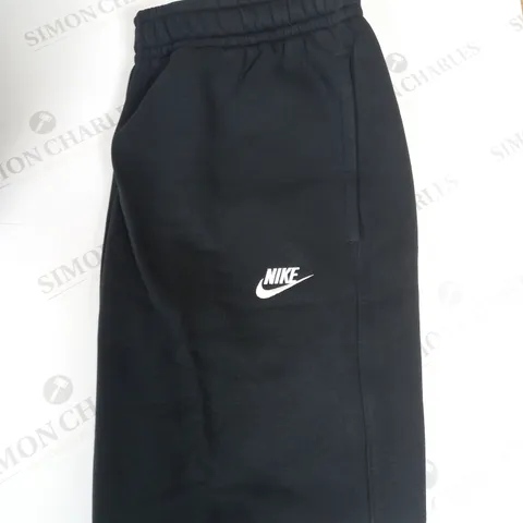 NIKE FLEECED LOGO TRACKSUIT BOTTOMS SIZE M