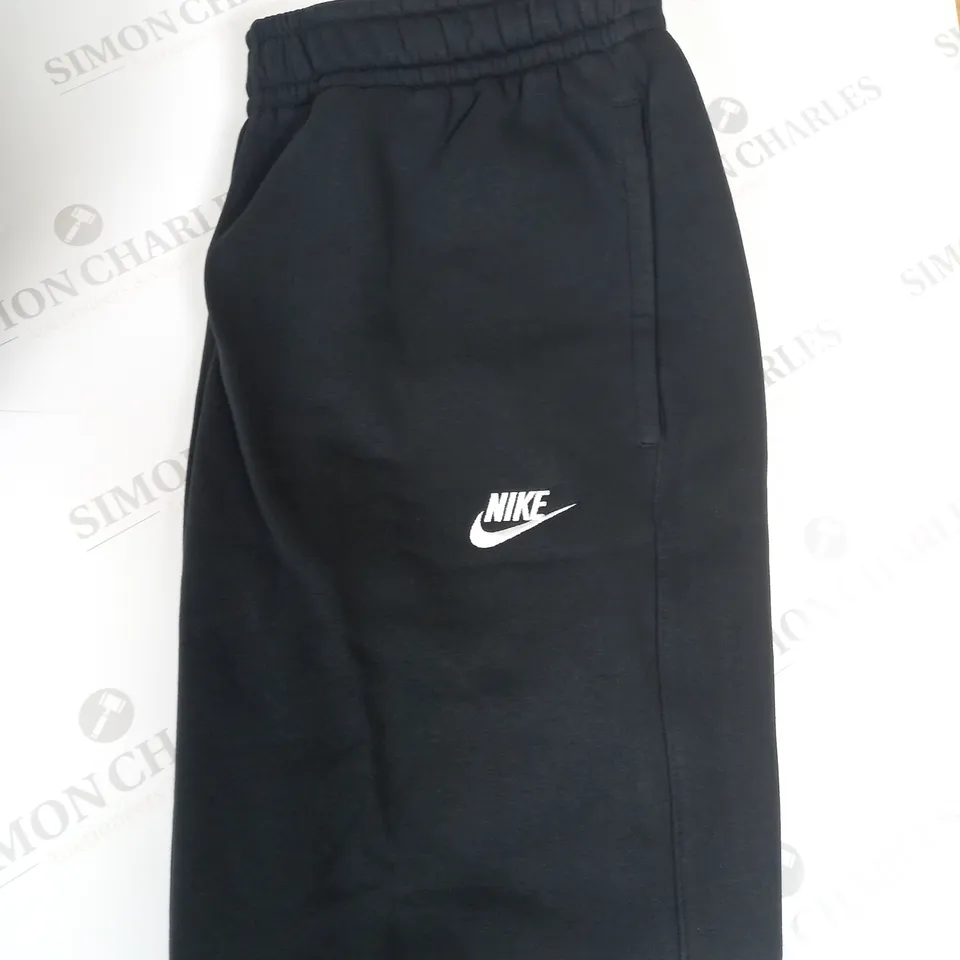 NIKE FLEECED LOGO TRACKSUIT BOTTOMS SIZE M