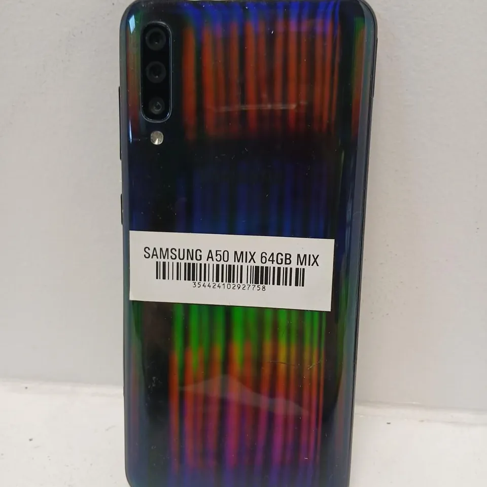 SAMSUNG A50 64GB MOBILE PHONE – RAINBOW BACK