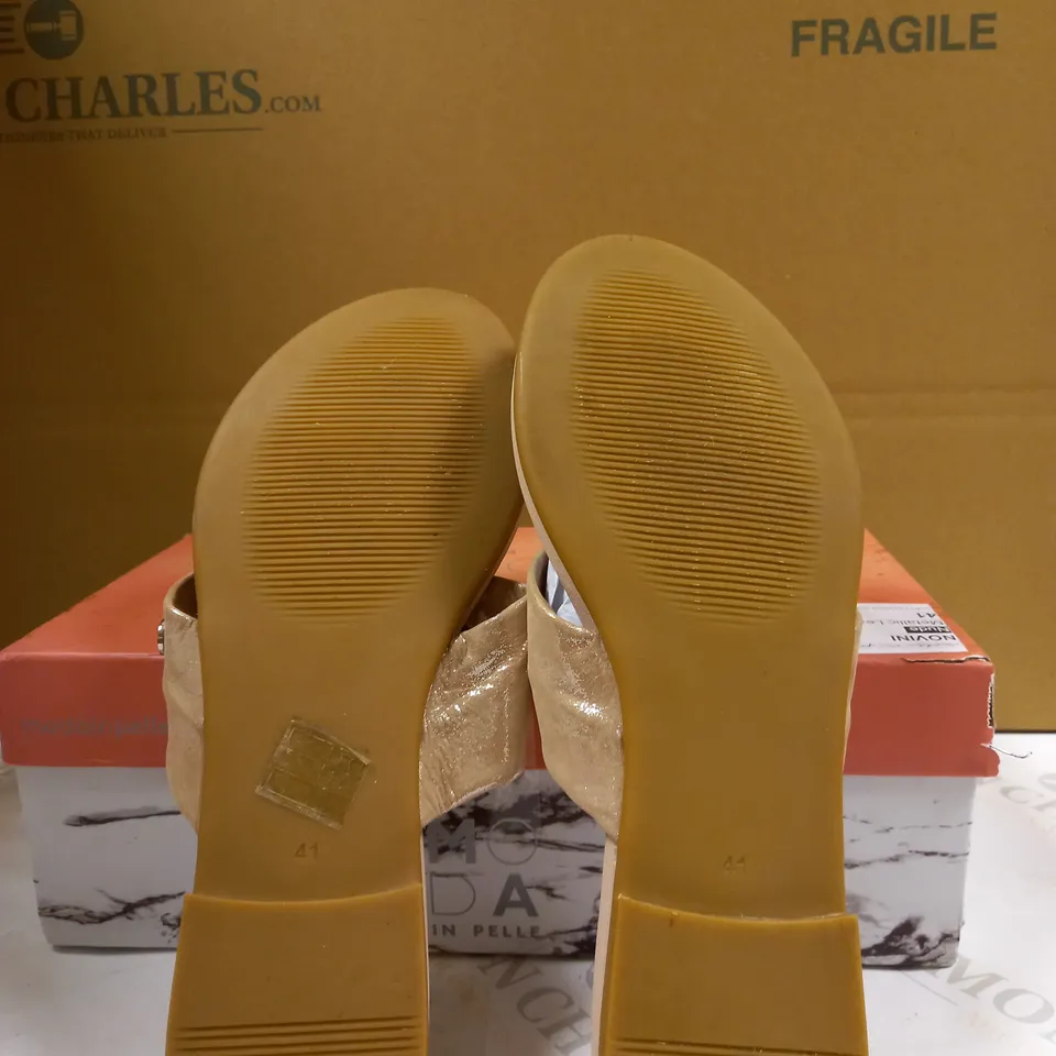 MODA IN PELLE NUDE SANDAL UK SIZE 8