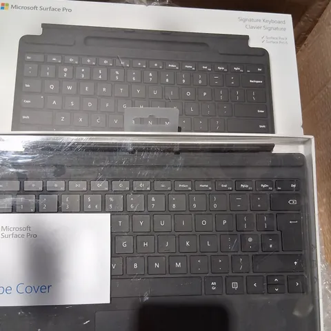 FIVE ASSORTED MICROSOFT SURFACE PRO KEYBOARDS