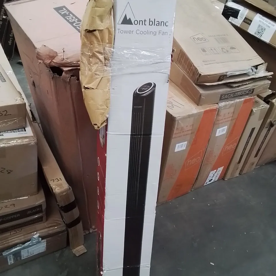 BOXED BLACK FREE STANDING TOWER FAN 29 INCH (1 BOX)