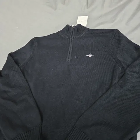 GANT 1/4 ZIP JUMPER SIZE S