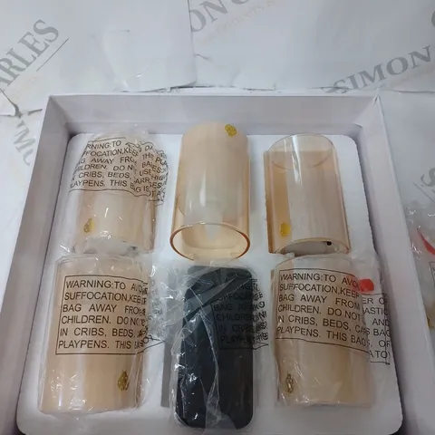AMANDA HOLDEN SET OF 5 VOTIVE FLAMELESS CANDLES