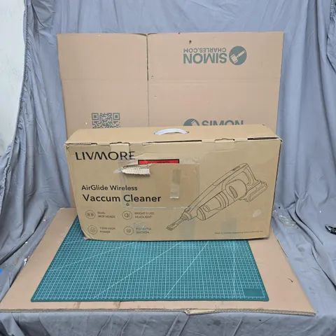LIVMORE AIRGLIDE WIRELESS VACUUM CLEANER – BOXED