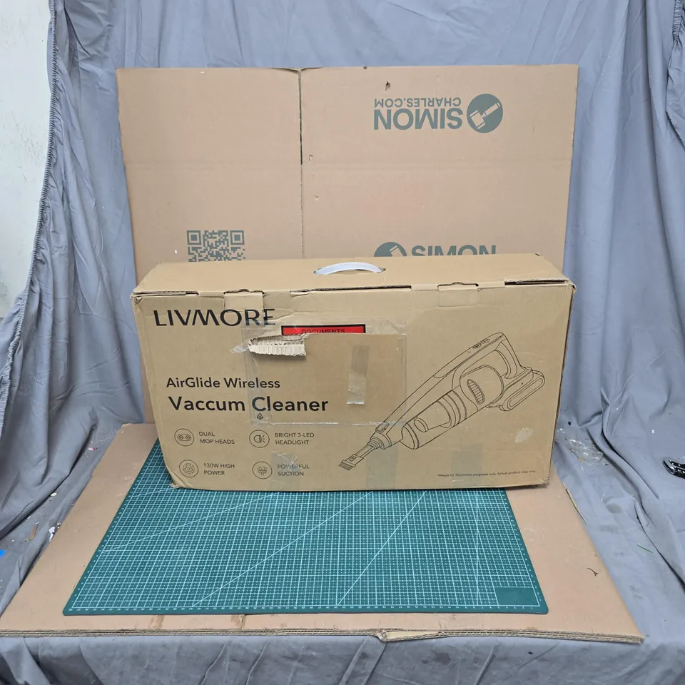 LIVMORE AIRGLIDE WIRELESS VACUUM CLEANER – BOXED