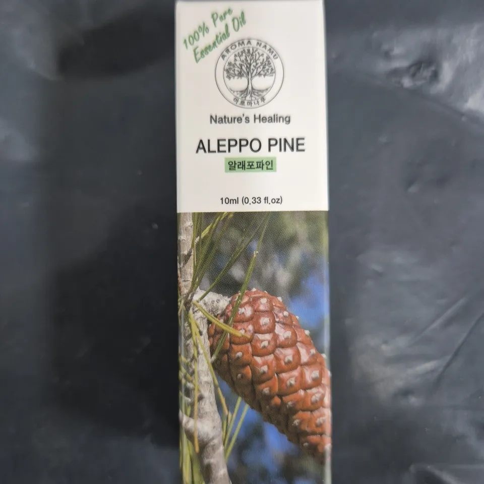 BOX OF APPROXIMATELY 50 NATURE'S HEALING ESSENTIAL OIL - ALEPPO PINE (10ML)