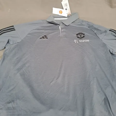 ADIDAS MANCHESTER UNITED POLO SHIRT SIZE 2XL