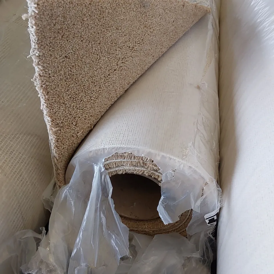 ROLL OF QUALITY TUDOR TWIST REGAL CHICKPEA CARPET // SIZE: 3.1 X 4m