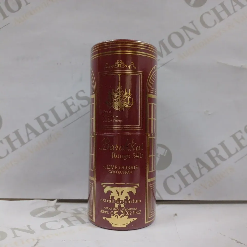 MAISON CLIVE DORRIS EAU DE PARFUM BARAKKAT ROUGE 540 EXTRAIT  DE PARFUM 30ML