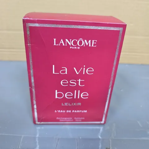 BOXED AND SEALED LANCOME LA VIE EST ELLE L'ELIXIR L'EAU DE PARFUM 30ML