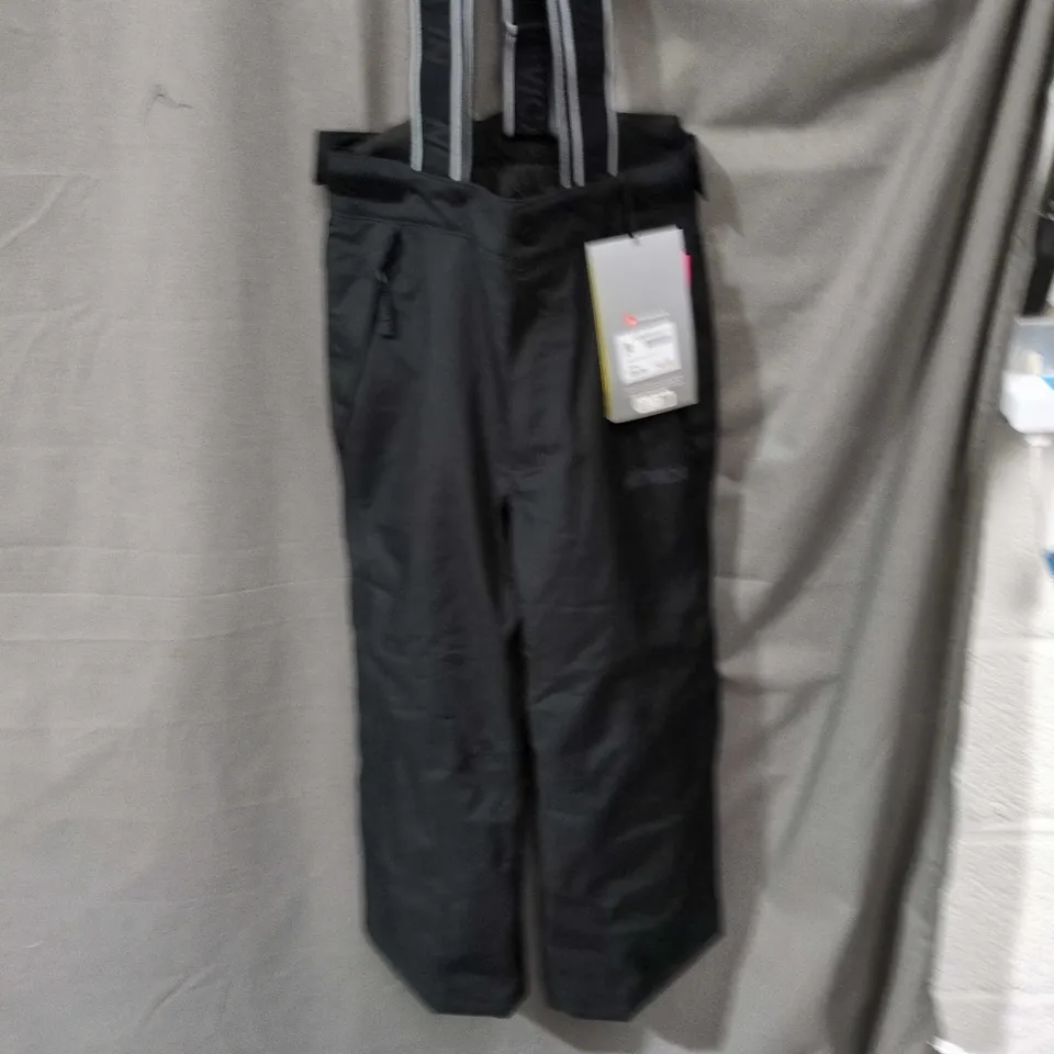 NEVICA KIDS SKI PANTS WITH SUSPENDERS – BLACK, UK 7-8
