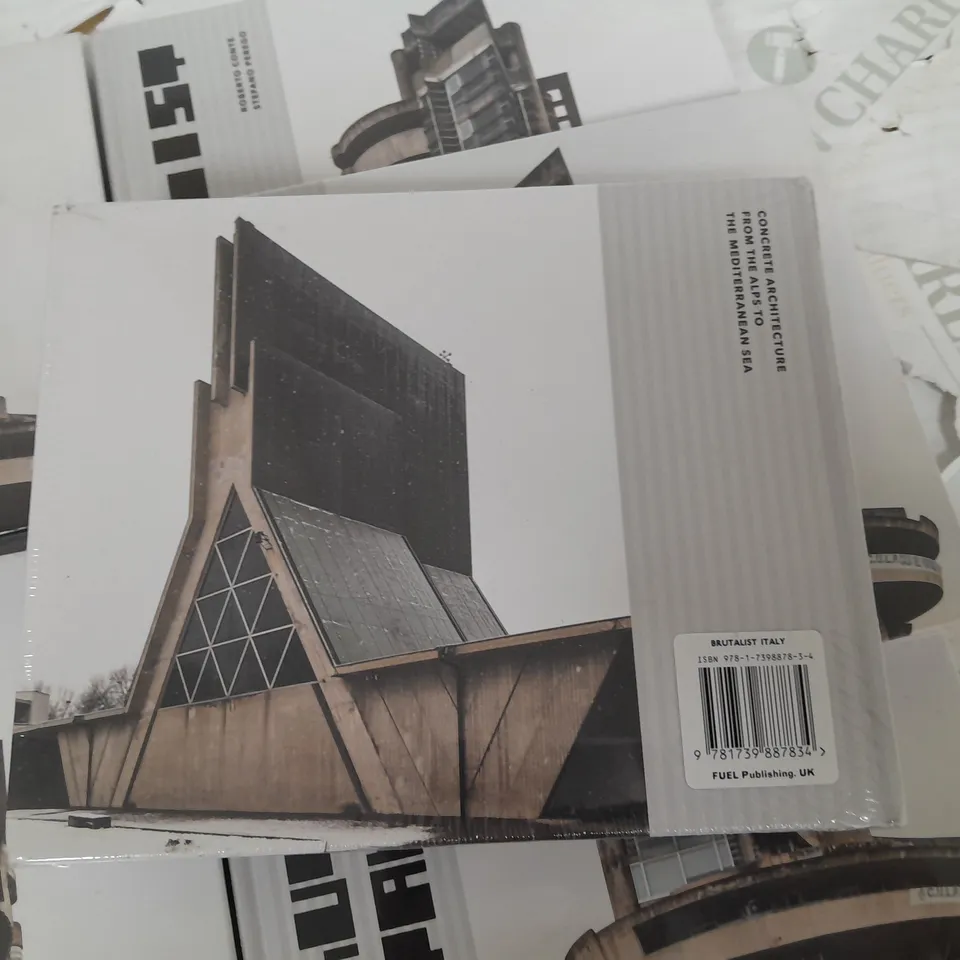 LOT OF 6 SEALED BRUTALIST ITALY ARCHITECTURE BOOKS