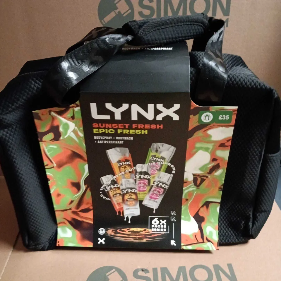 LYNX SUNSET FRESH EPIC FRESH GIFT SET – BATH & ANTIPERSPIRANT (6X PACK INSIDE)
