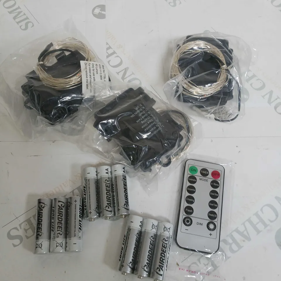 BOXED HOME REFLECTIONS INDOOR/OUTDOOR SET OF 3 4M LIGHT STRANDS WITH REMOTE