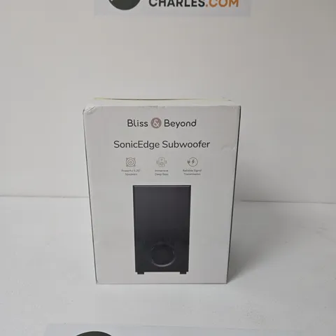 BLISS & BEYOND SONICEDGE SUBWOOFER – BOXED