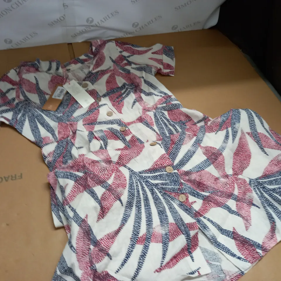 WOLL OVERS LINEN BUTTON THROUGH DRESS - 8