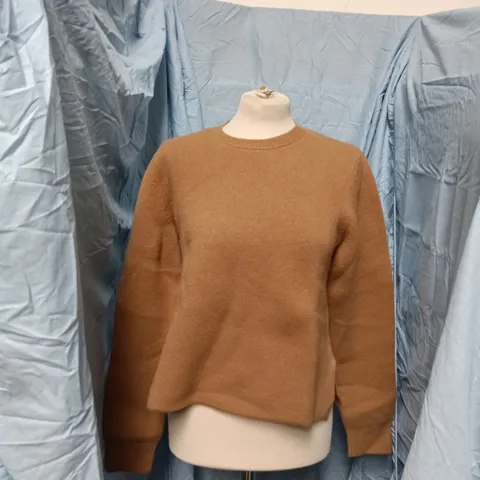 COS CAMEL KNIT SWEATER – (EU S) 
