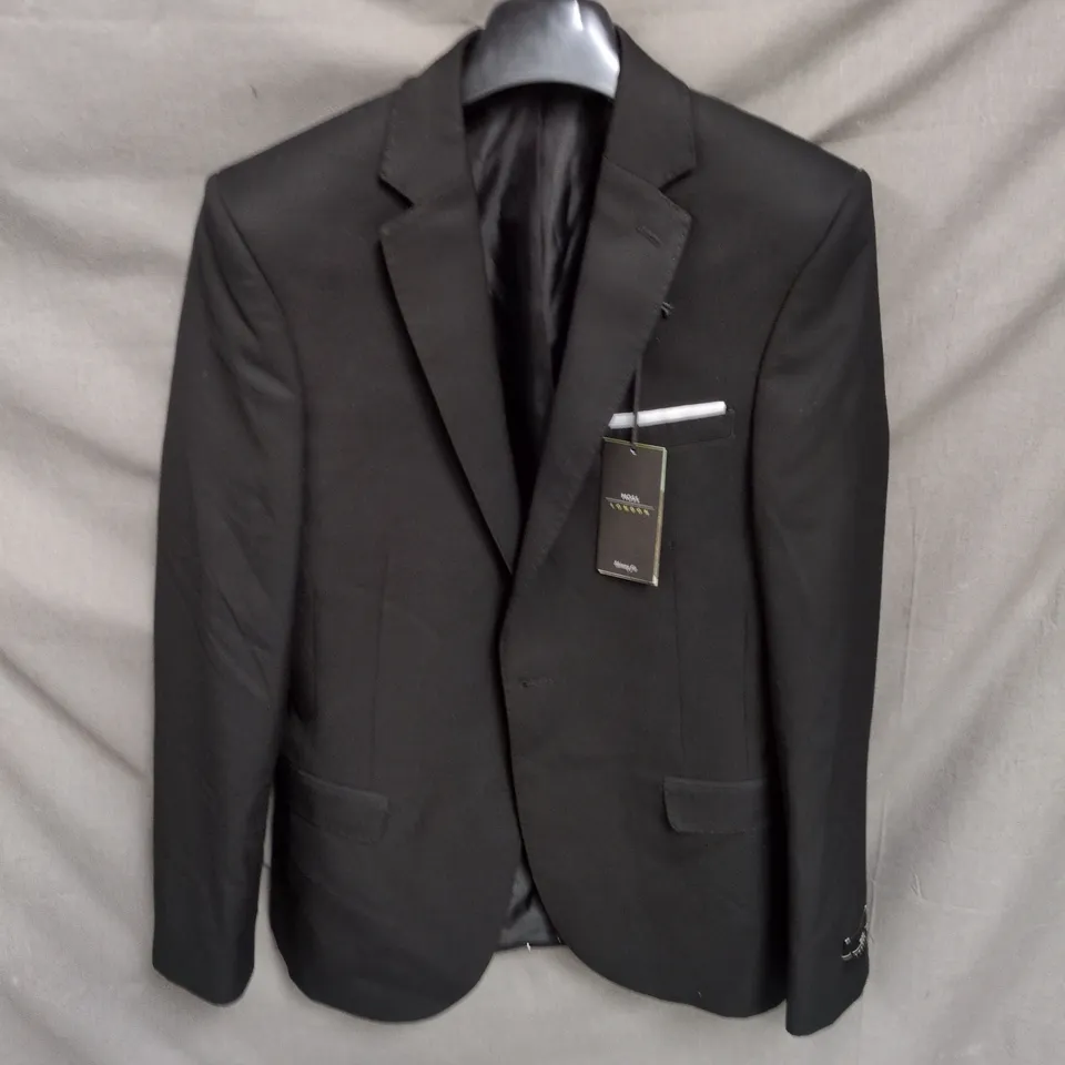 MOSS LONDON SKINNY FIT BLACK SUIT JACKET - 36R