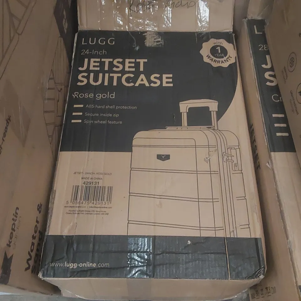 BOXED LUGG TRAVEL SUITCASE