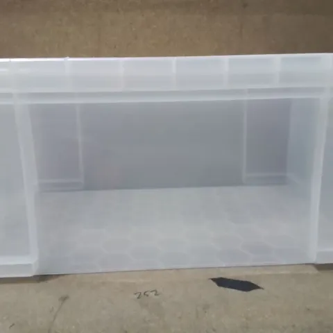 STORAGE BOX LID HAS A SMALL CRACK