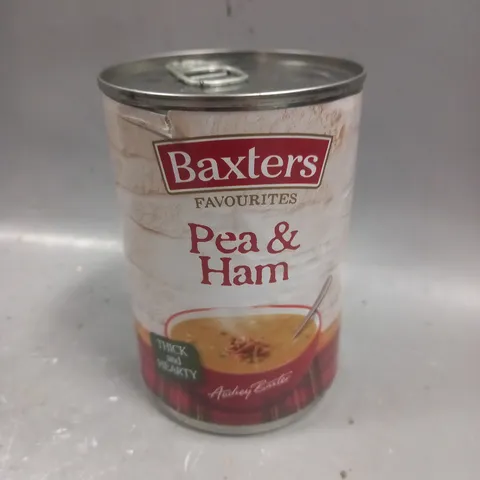 APPROXIMATELY 12 TINS OF BAXTERS PEA AND HAM SOUP 400G