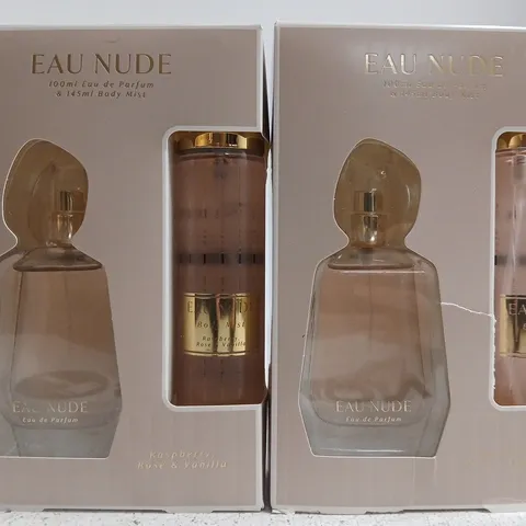 2 X SEALED NEXT EAU NUDE RASPBERRY, ROSE & VANILLA EAU DE PARFUM SETS