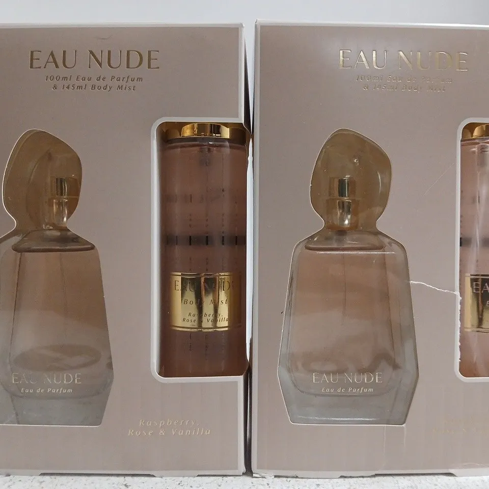 2 X SEALED NEXT EAU NUDE RASPBERRY, ROSE & VANILLA EAU DE PARFUM SETS 