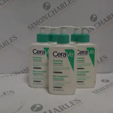 5 X 236ML CERAVE FOAMING CLEANSER