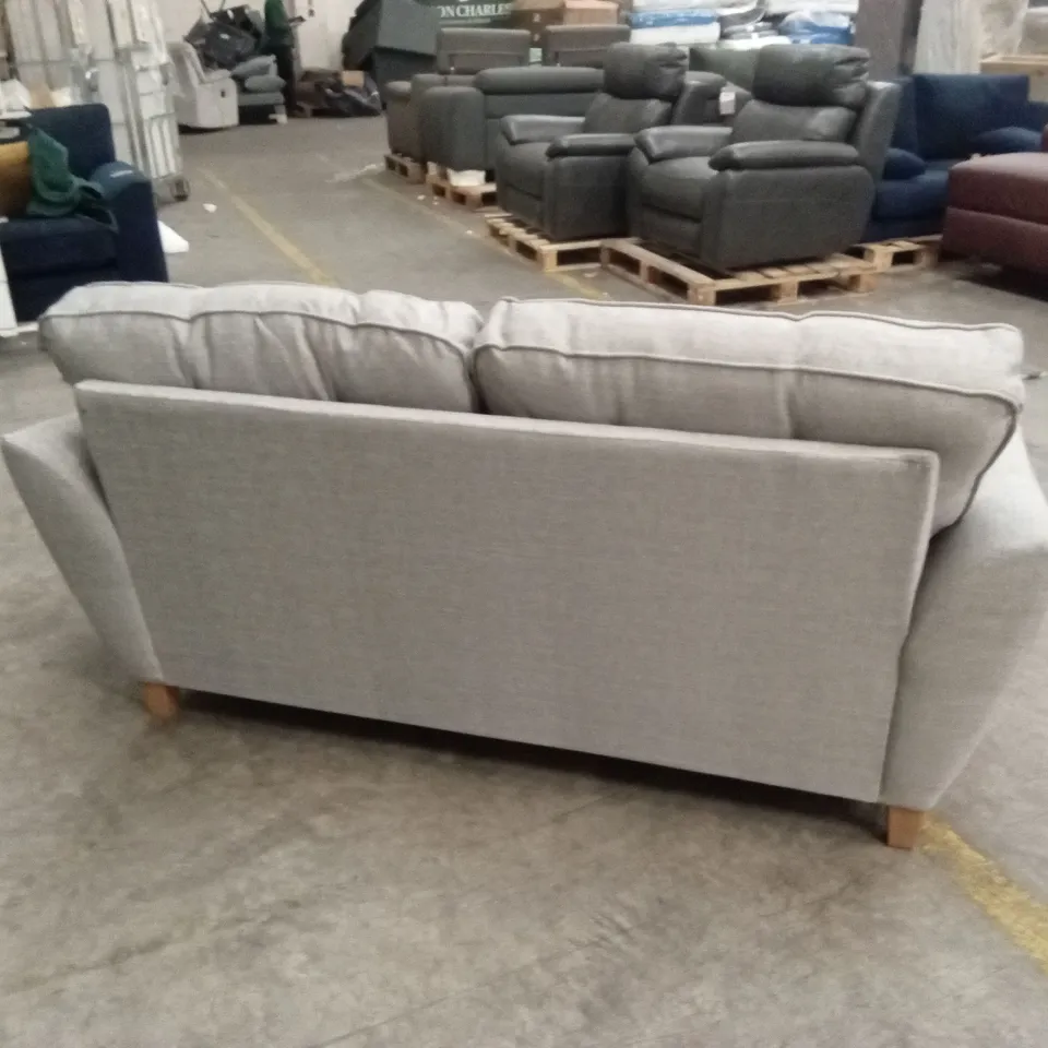HALSTOW 2 SEATER FABRIC SOFA - SILVER RRP £729